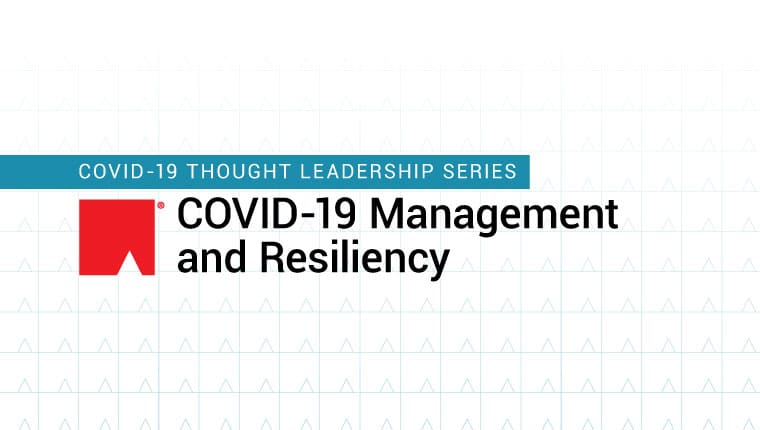 thought leadership series image for covid-19 blog series.
